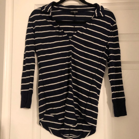 Blue striped polo - Picture 1 of 1